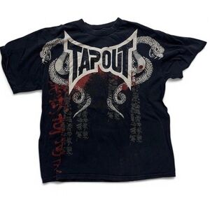 Tapout Black T‑Shirt Y2K